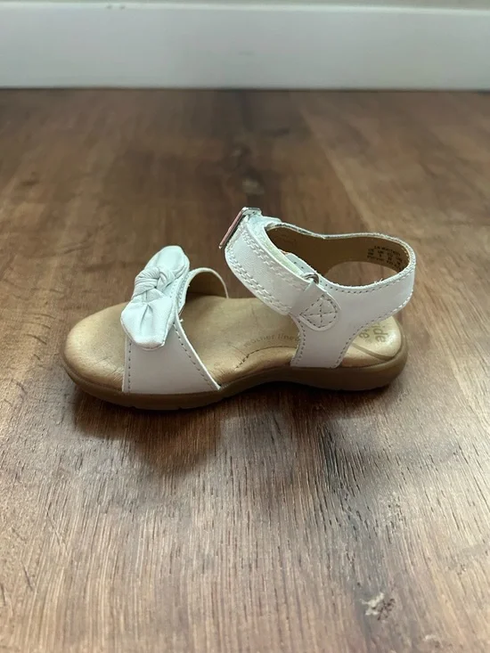 Stride Rite White Bow Toddler Sandals 6M - Picture 6 of 13
